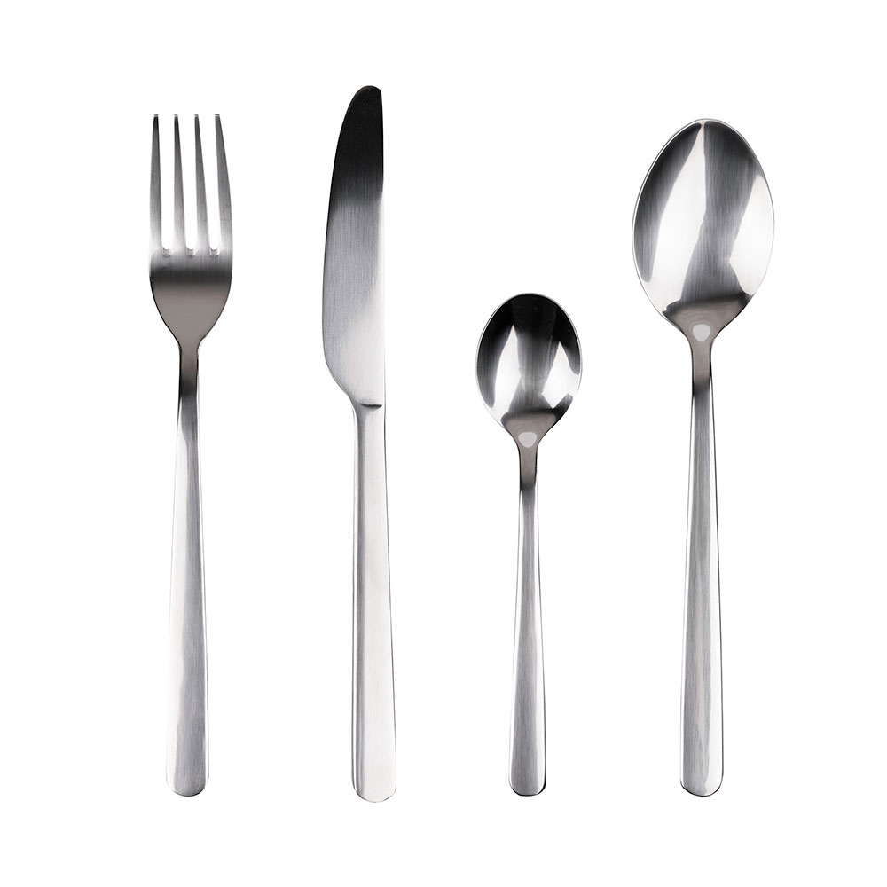 Kit 24 unid. faqueiro de inox. reciclado brilho earth sg7775 san ignacio
