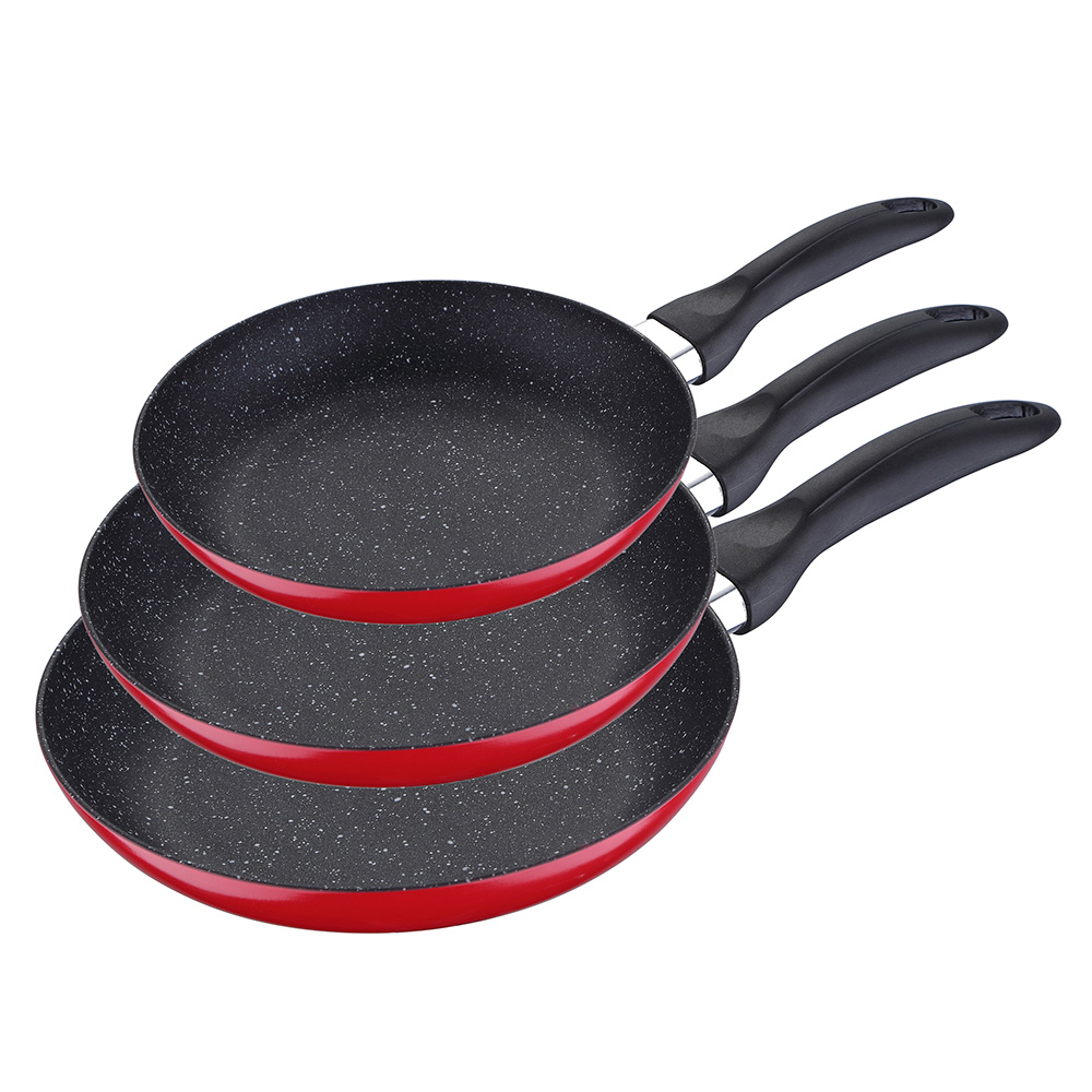 Jogo de 3 frigideiras (16+20+24cm) alumínio prensado sg-6855 san ignacio