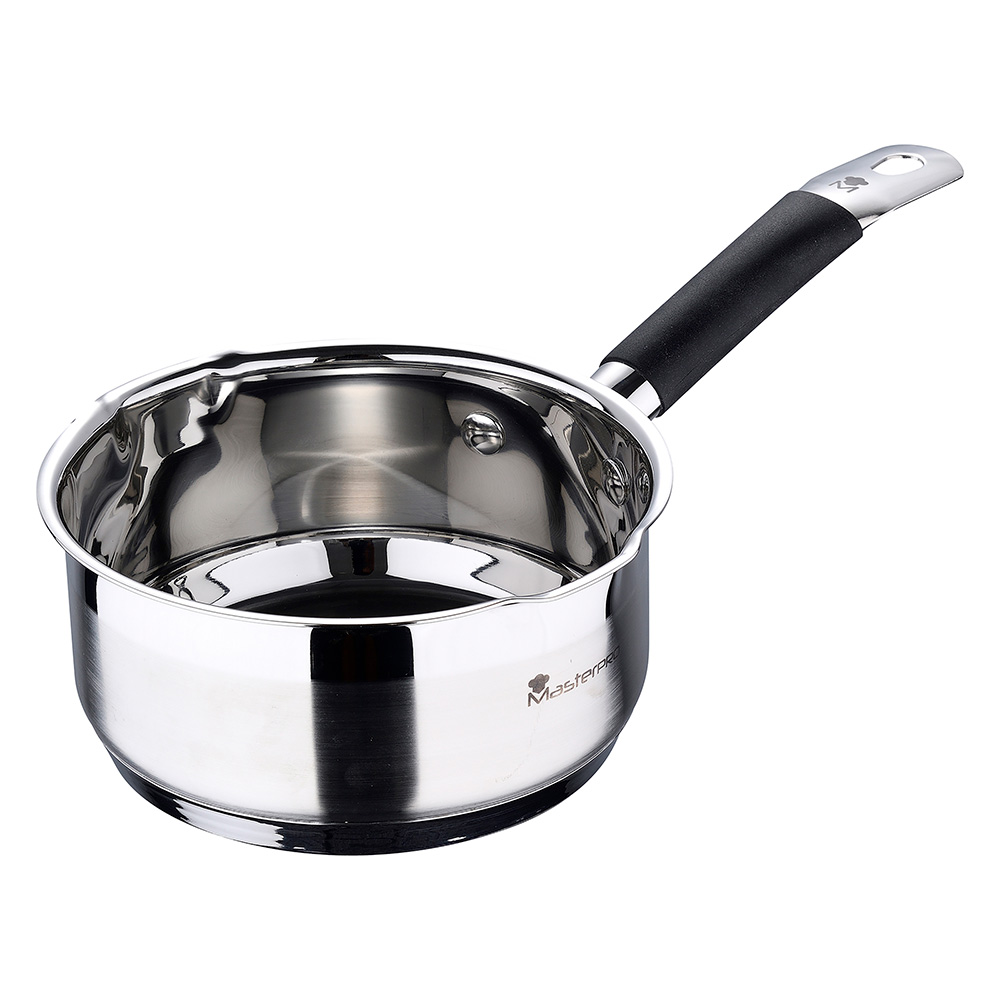 Caçarola ø16x7 5cm 1 3l inox foodies bgmp-1500-bk masterpro