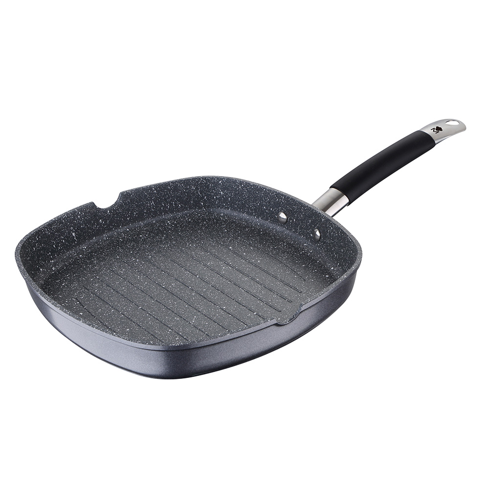Grelhador ø28x28x4 5cm alumínio forjado home edition bgmp-3287-bk masterpro