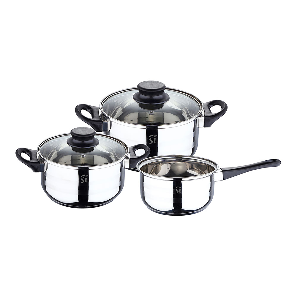 Trem de cozinha de 5 peças inox ind toledo sg-8050 san ignacio