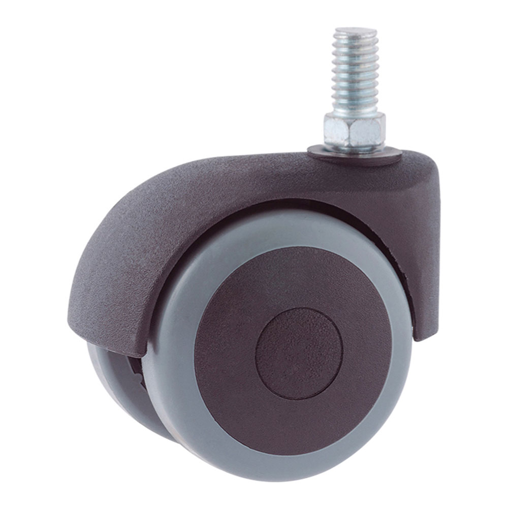 Roda espiga roscada ø50mm (roda) poliuretano tpu cr27680 afo