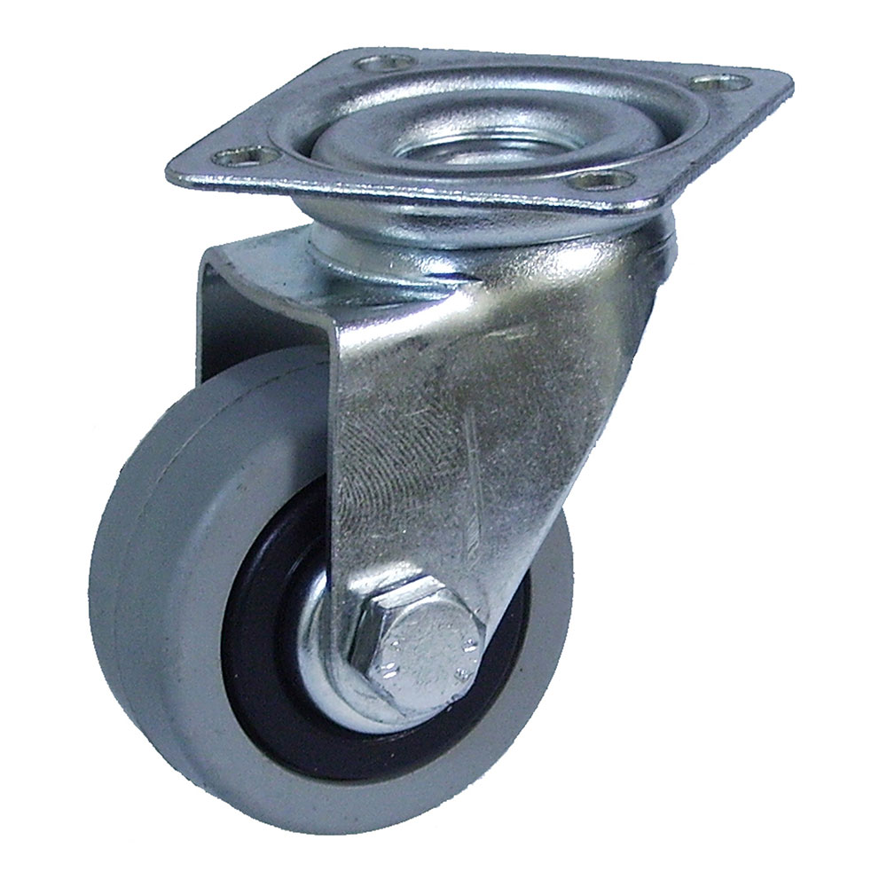 Roda platina ø40mm (roda) borracha cinzenta cr07131 afo