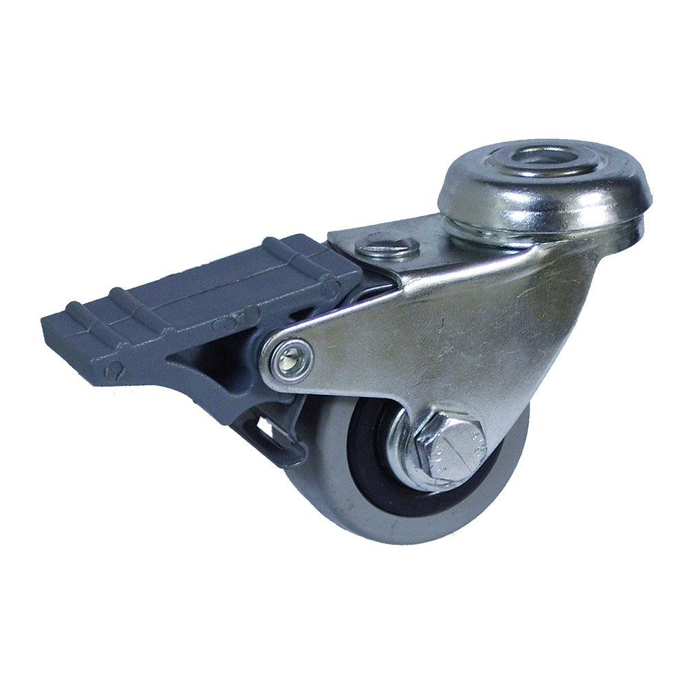 Roda passador travão ø40mm (roda) borracha cinzenta cr07133 afo