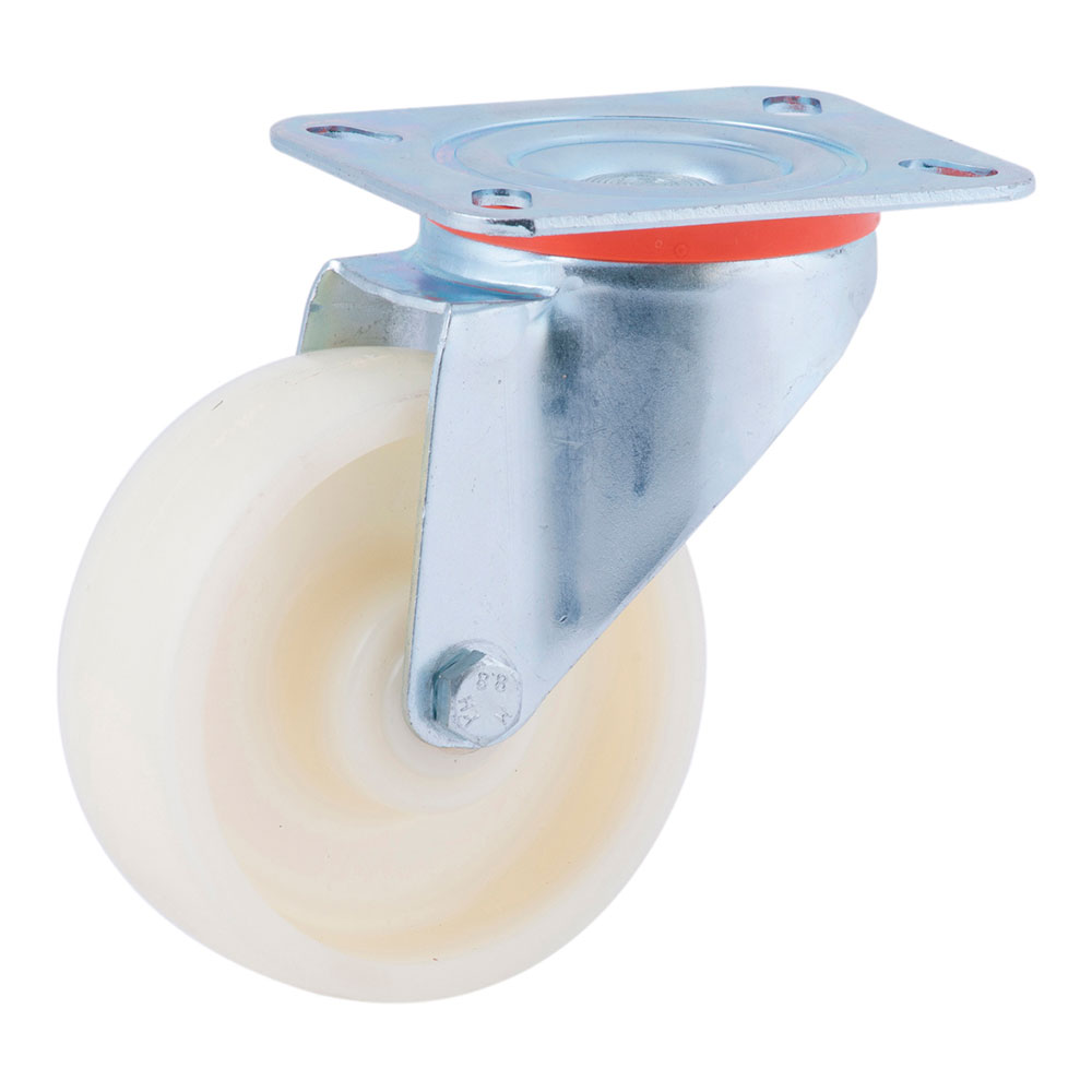 Roda giratória ø100mm (roda) poliamida nylon cr30108 afo