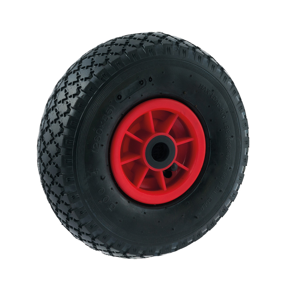 Roda pneumática com jante polipropileno rolamento cr35984 afo
