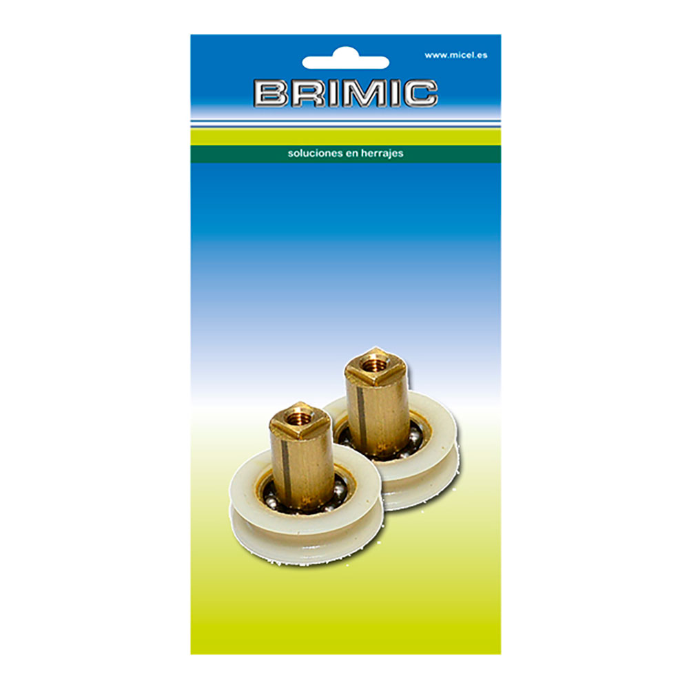 Blíster roda portas duche tubo rd2 ø22x6mm bl 91797 micel