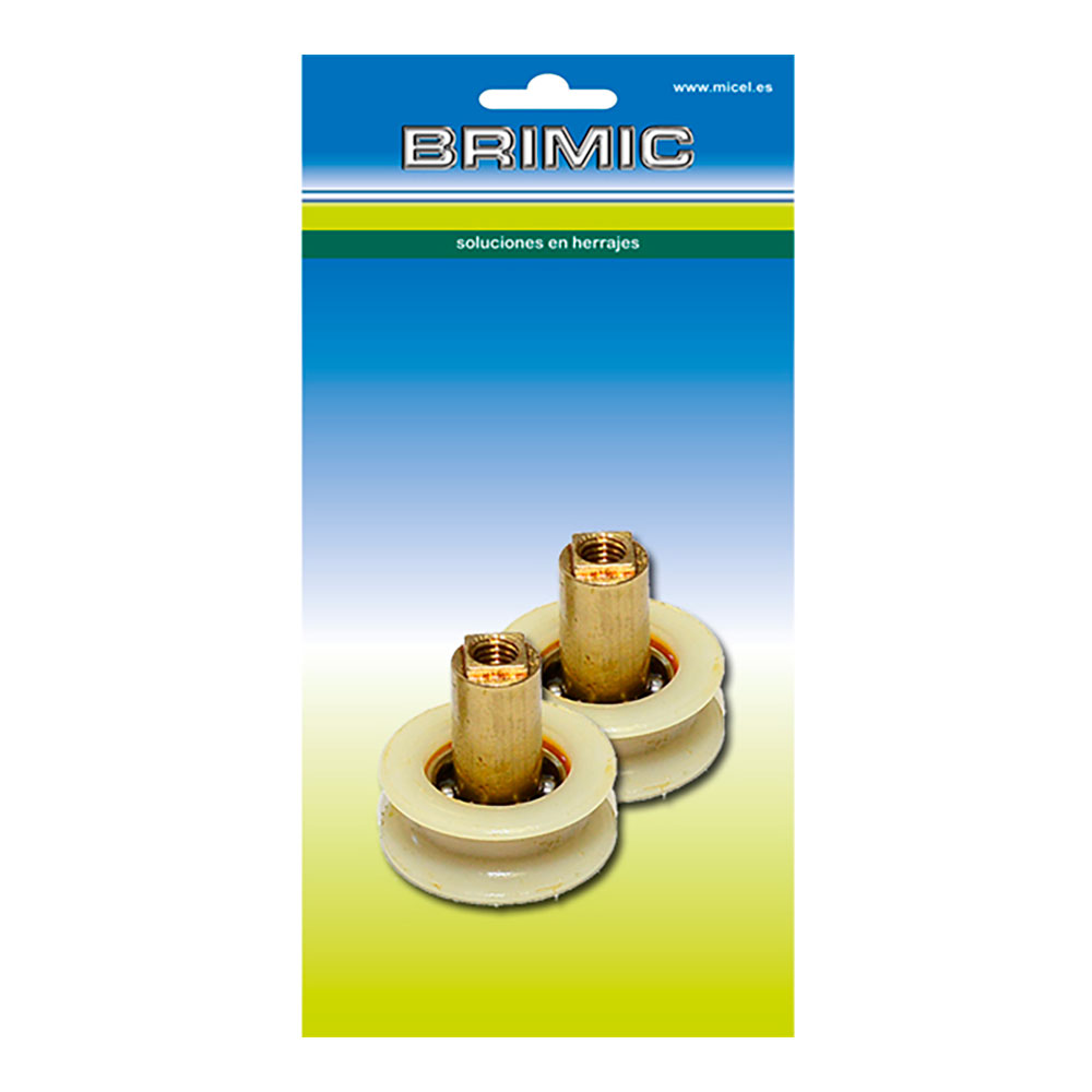Blíster roda portas duche tubo rd2 ø24x9mm bl 91798 micel