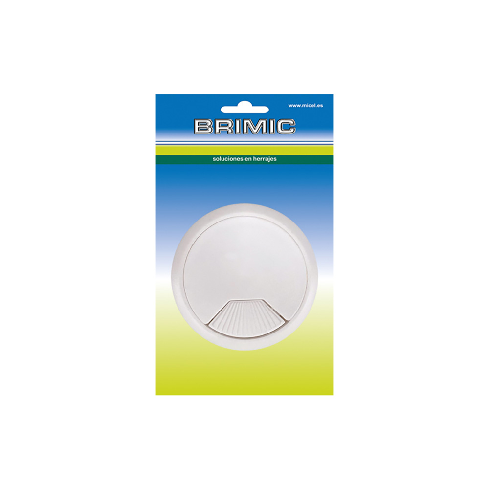 Bl tampa passa-cabos tpc01 ø60x22mm branco 90621 micel