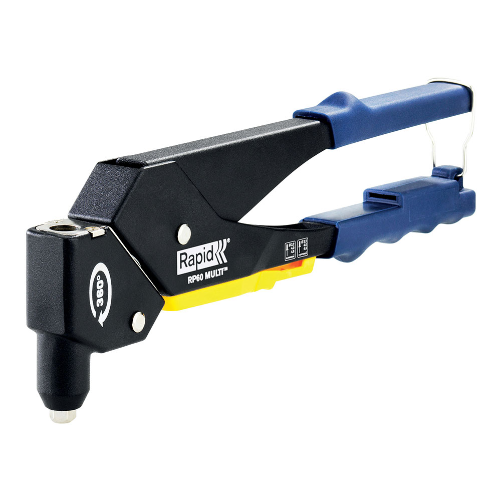 Rebitadora manual rp60 cabeçal giratório multi 5001126 rapid
