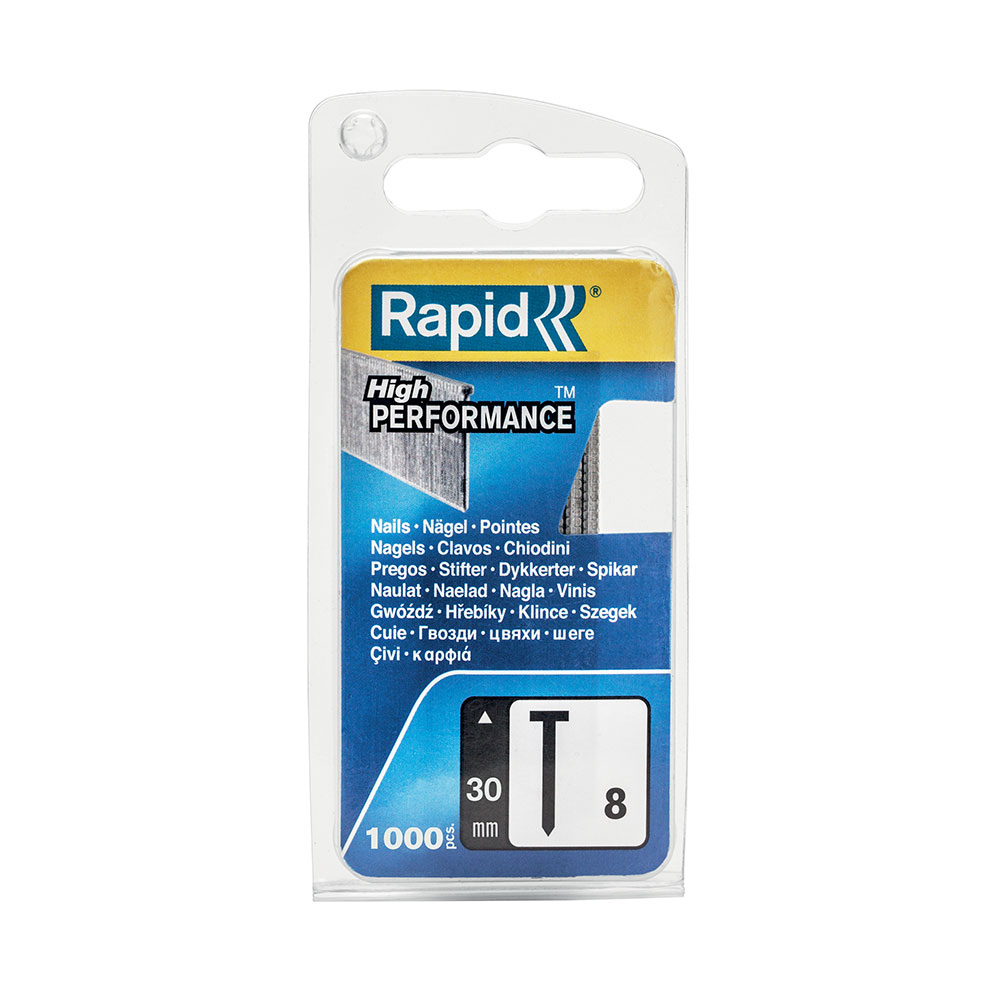 Blíster 1000 pregos nº 8 30mm 40109536 rapid