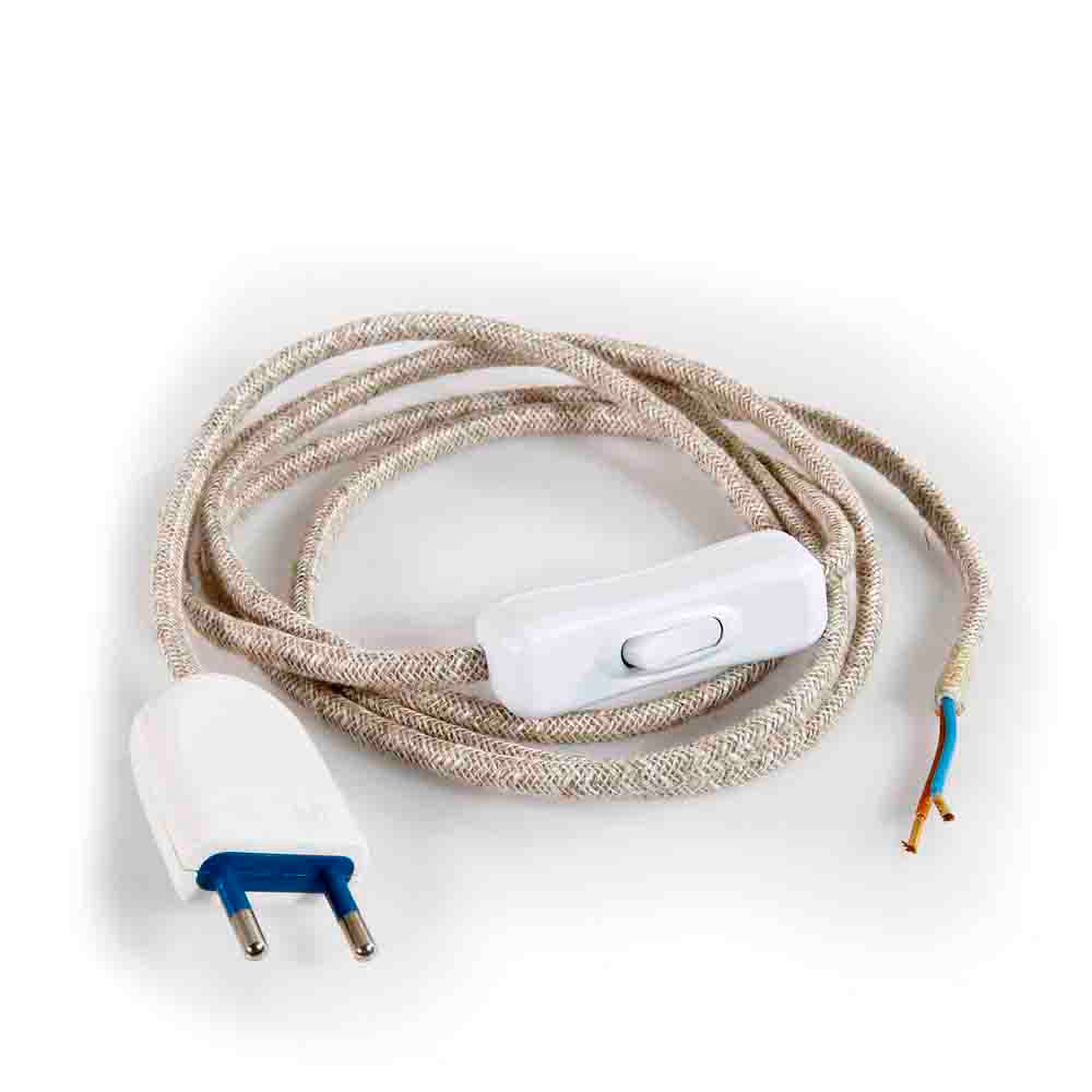 Kit cordão trançado 2m 2x0 75m 120cm + 80cm algodão
