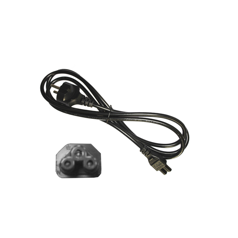 Cable d alimentation pour ordinateur portable noir 2m edm