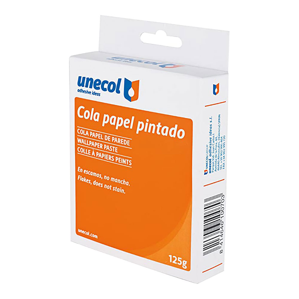 Cola universal para papel de parede 125g unecol