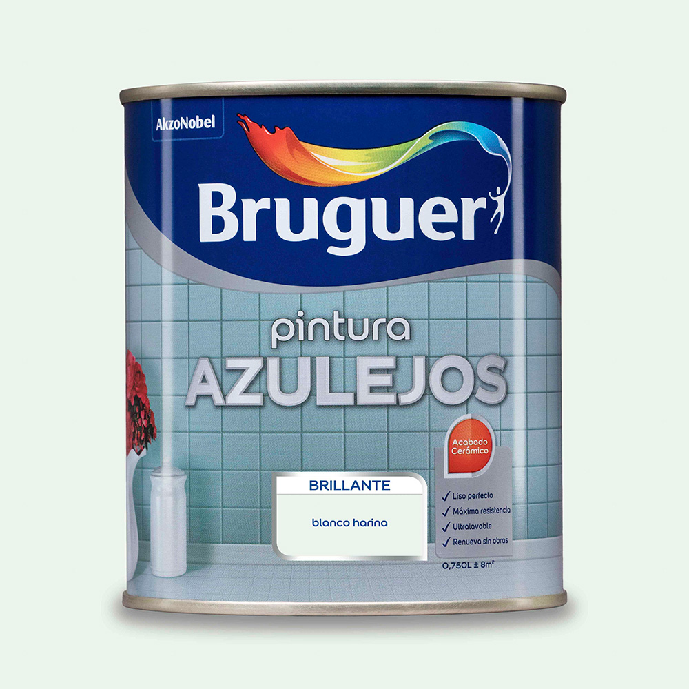Esmalte brilhante para azulejos. branco farinha 0 75l 5075264 bruger