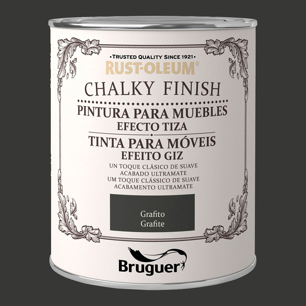 Rust-oleum chalky finish móveis grafite 0 75l 5397533 bruguer