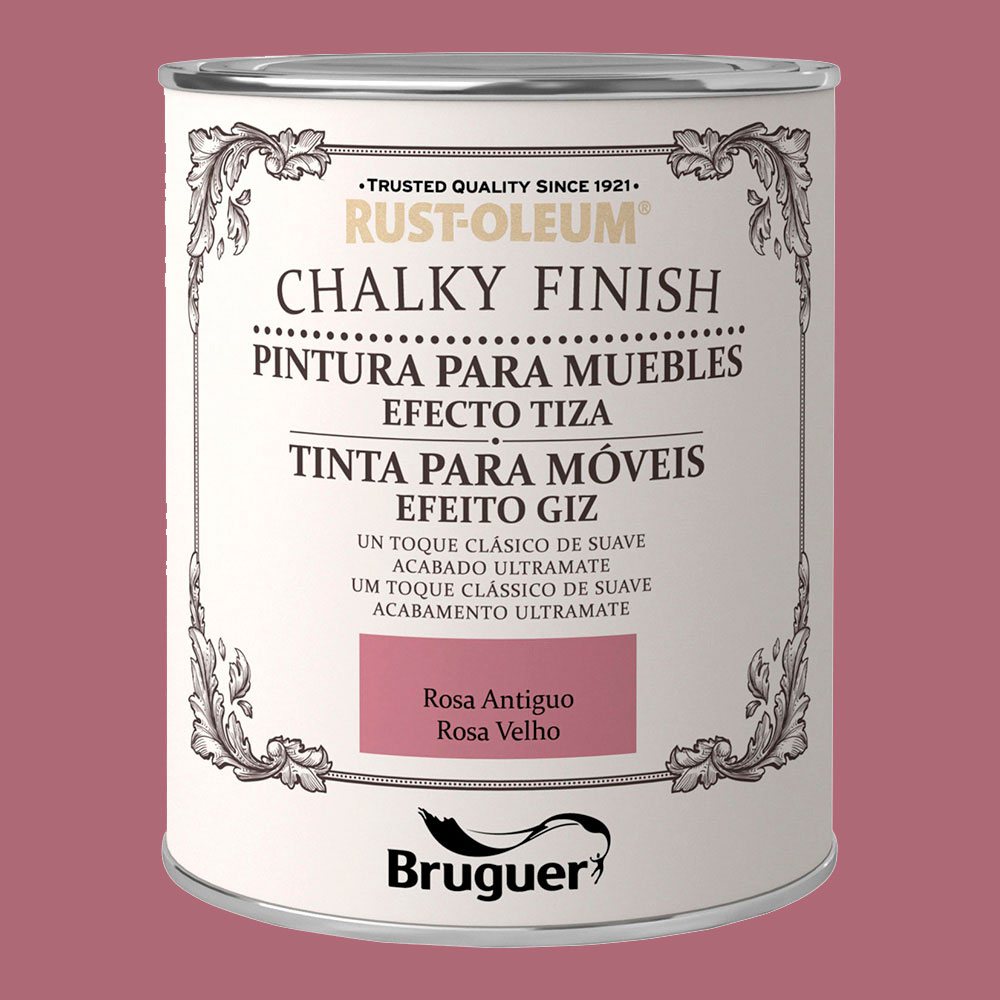 Rust-oleum chalky finish móveis rosa velho 0 75l 5397541 bruguer