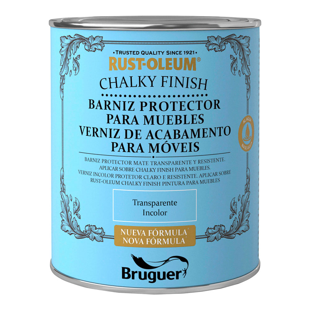 Rust-oleum chalky finish verniz para móveis 0 75l 5586556 bruguer