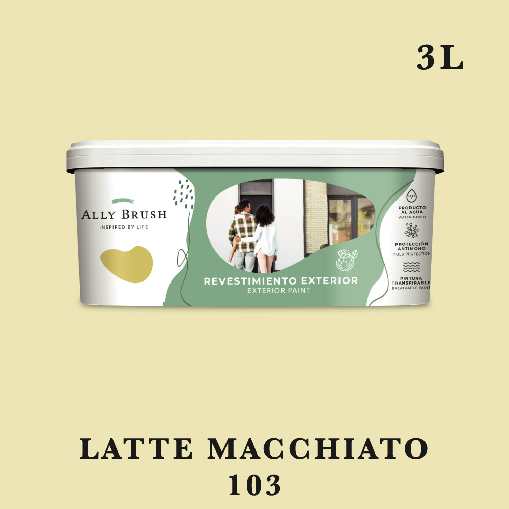 Pintura ally brush exterior latte macchiato 3l