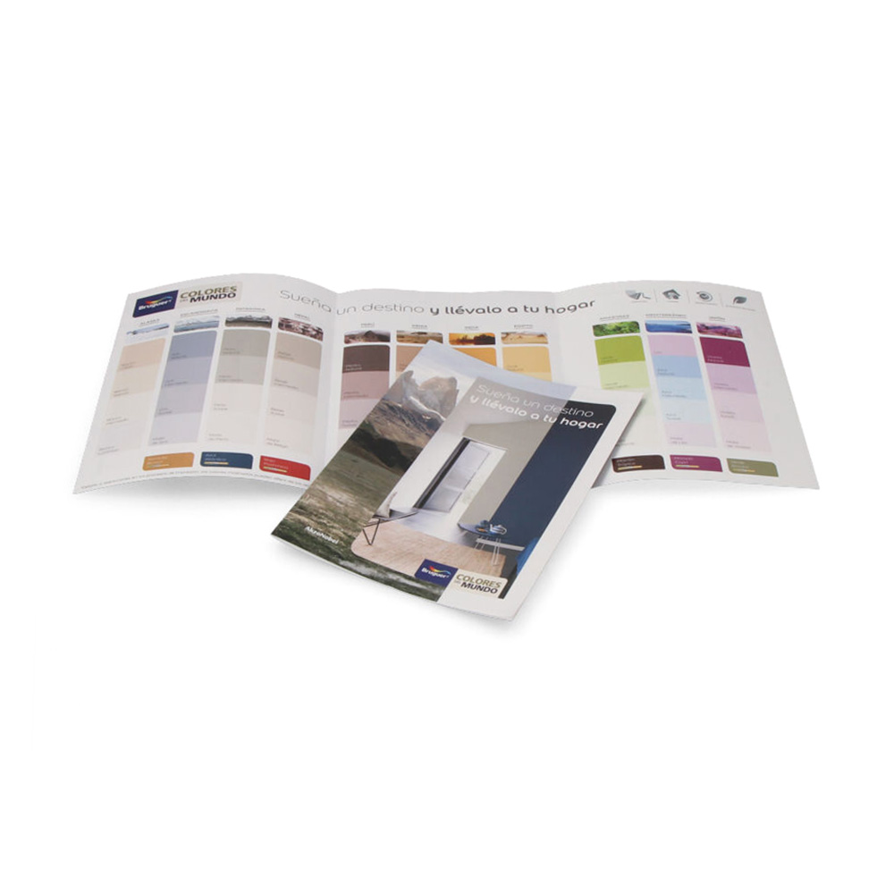 * merchandising * bruguer consumer brochures cores do mundo 11 destinos 6395786