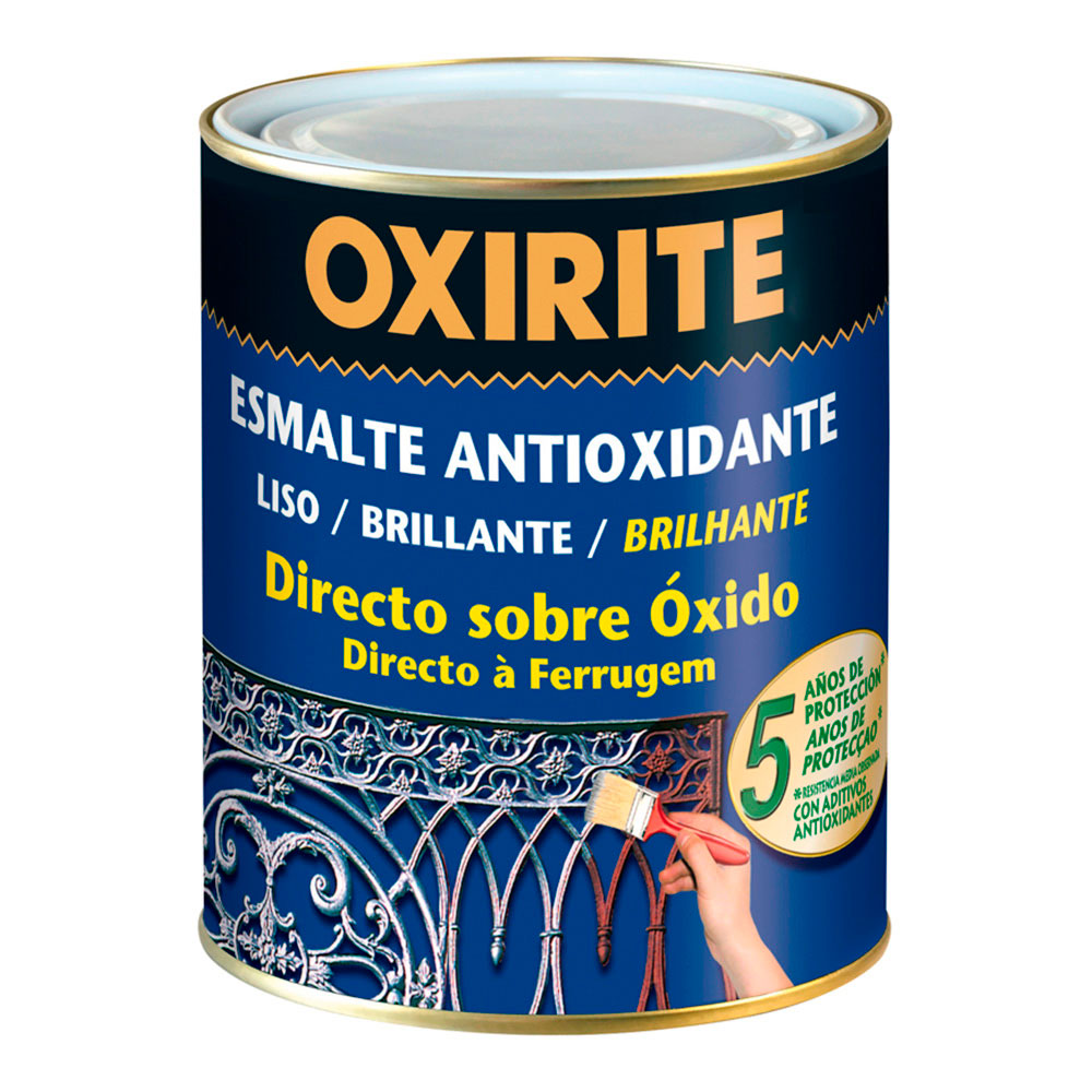 Oxirite liso brilhante cinzento prata 0 750l 5397808