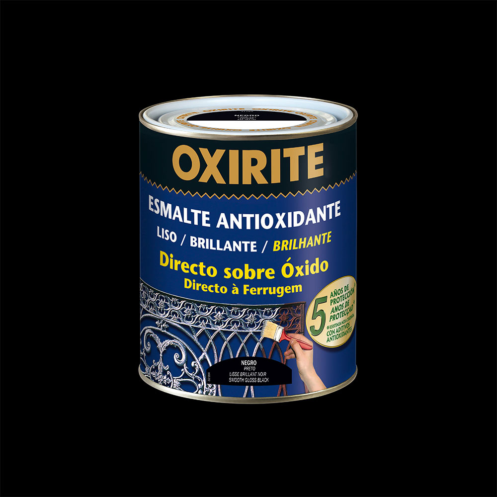 Oxirite liso brilhante preto 4l 5397806