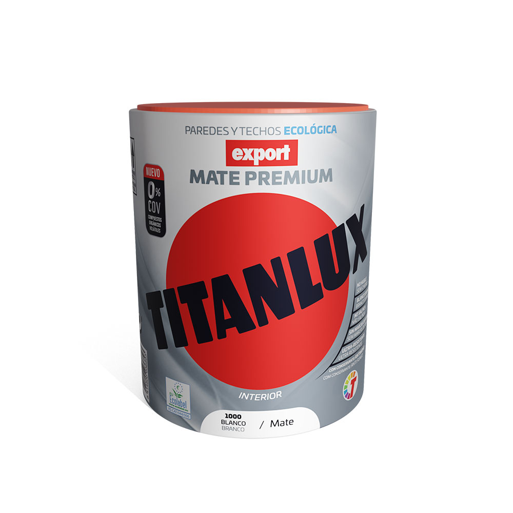 Tinta vinílica lavável export branca decoração 750ml titanlux f31110034