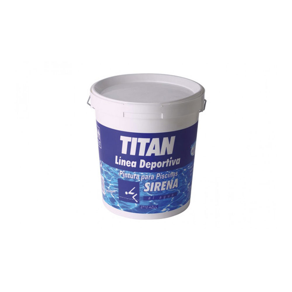 Tinta piscinas sereia base aquosa azul mate 4l titan 182371004