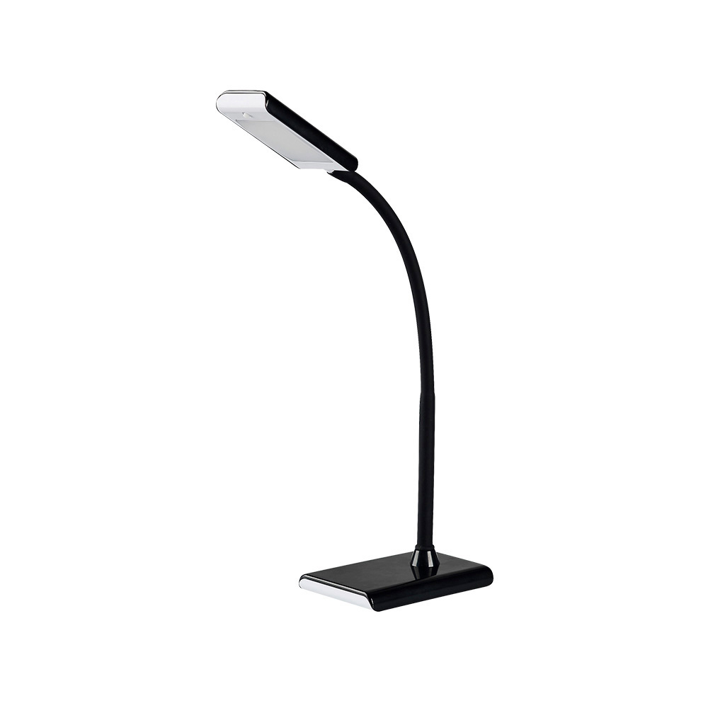Candeeiro de mesa led 7w 400lm 4000k cor preto 9x13x33cm edm