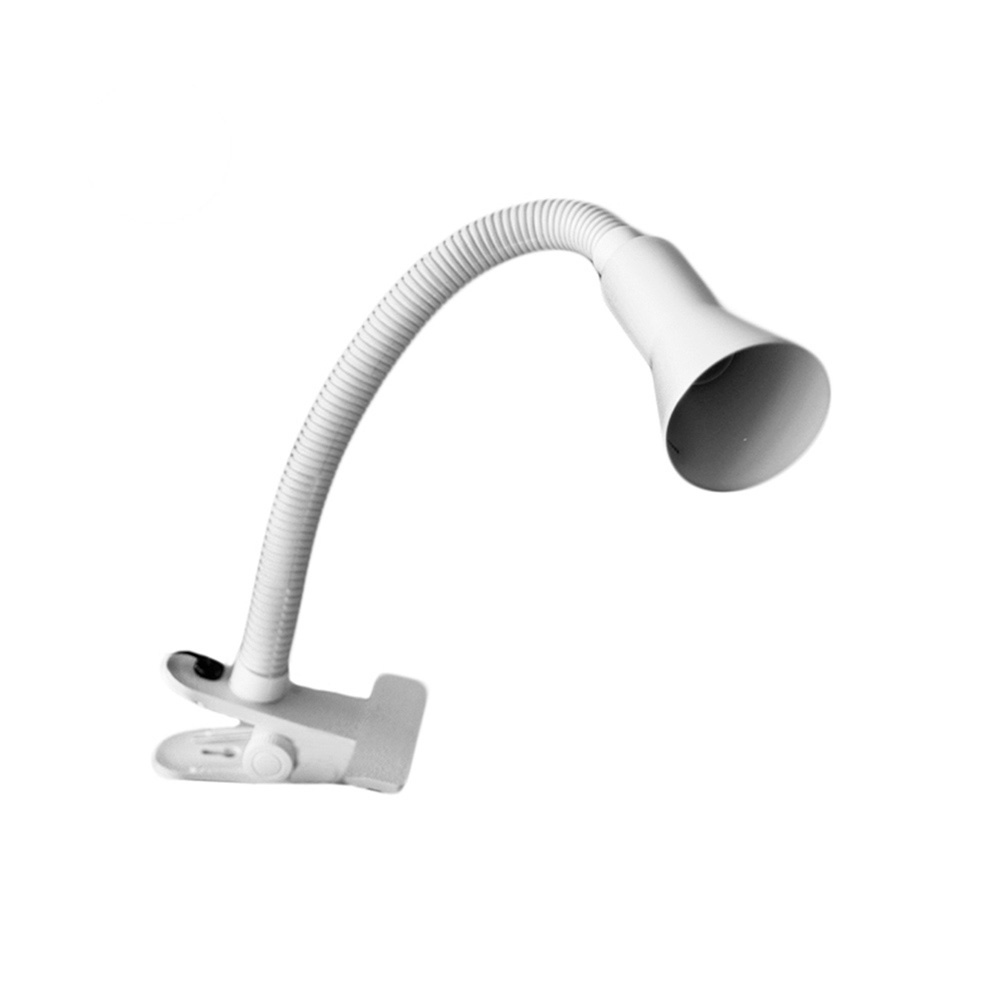Candeeiro com mola para fixação modelo tokyo e14 40w cor branco edm