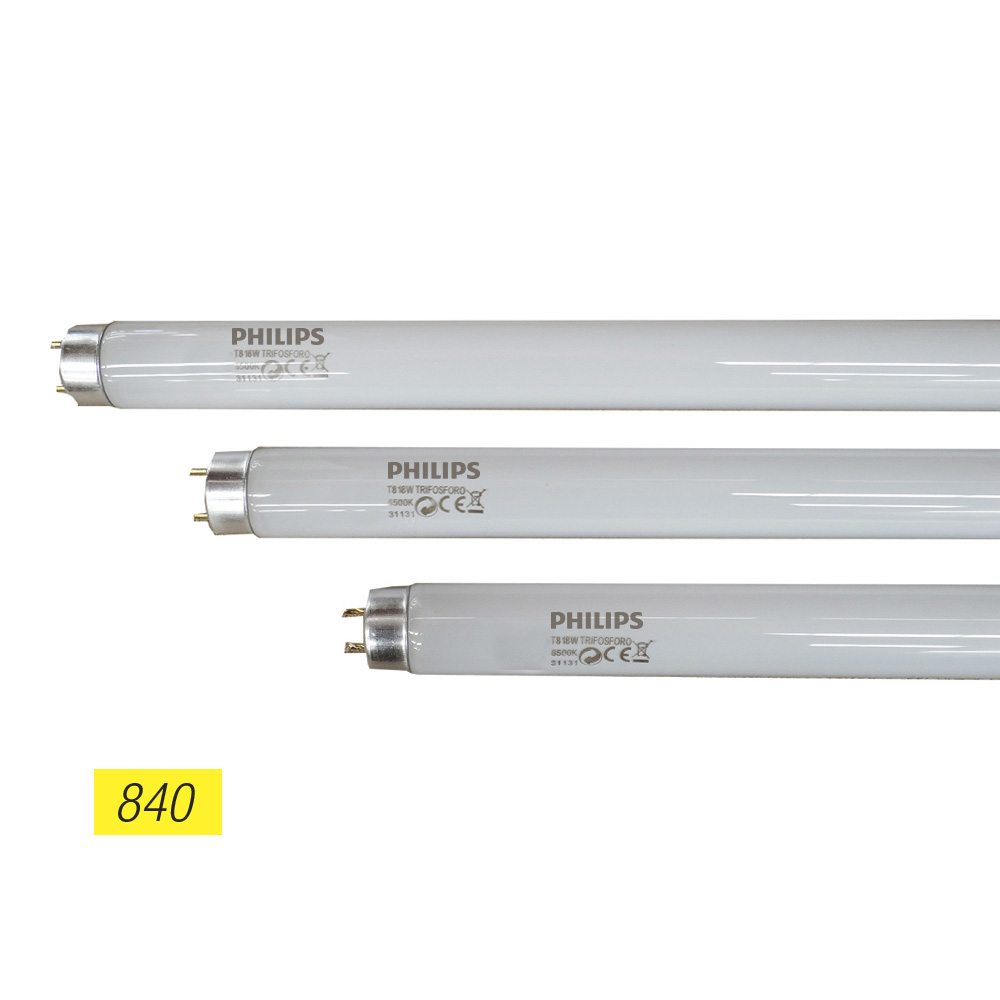 Tubo fluorescente 58w triphosphor 840k modelo: t8 luz do dia philips