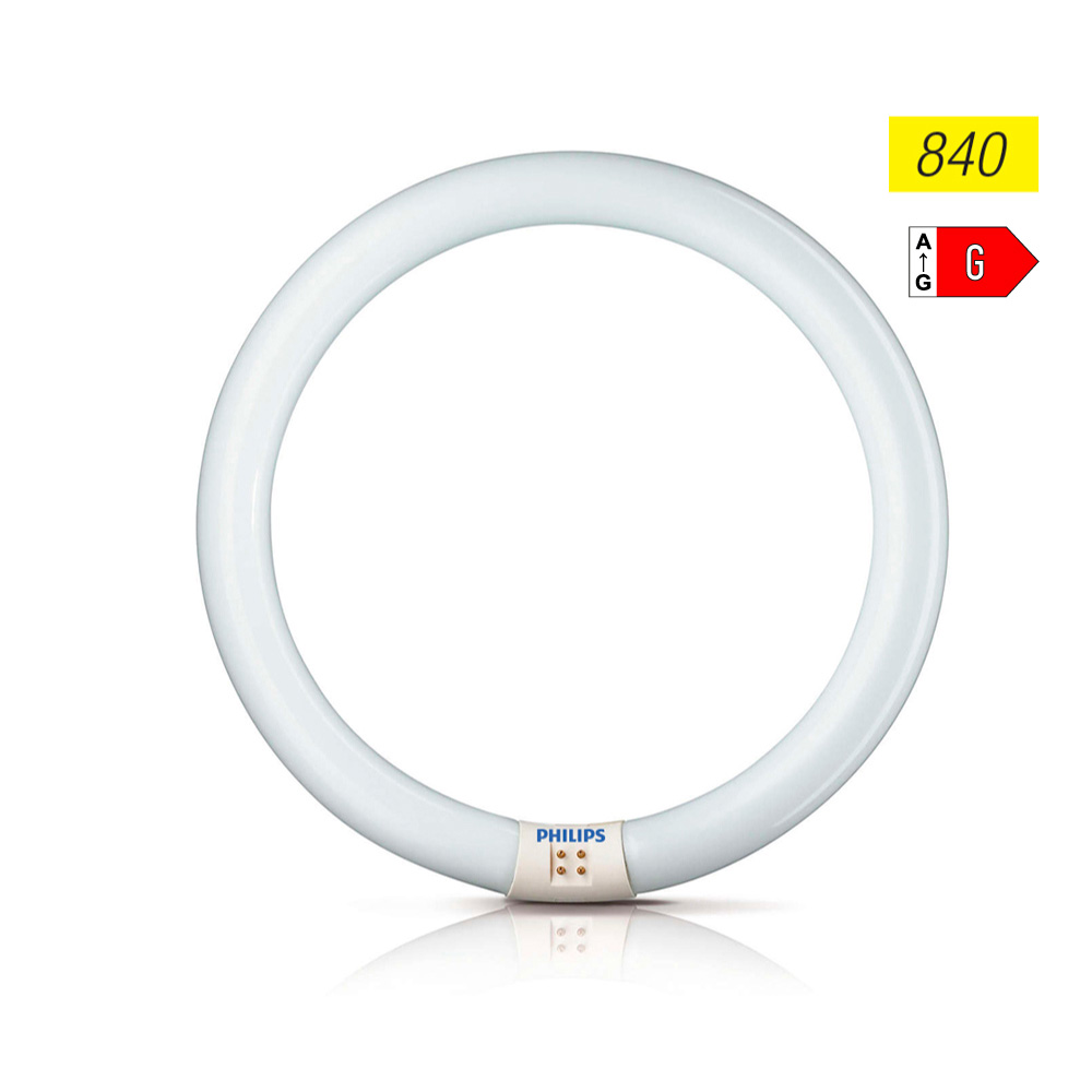 Tubo circular fluorescente 32w ø30cm trifósforo 840k luz do dia philips