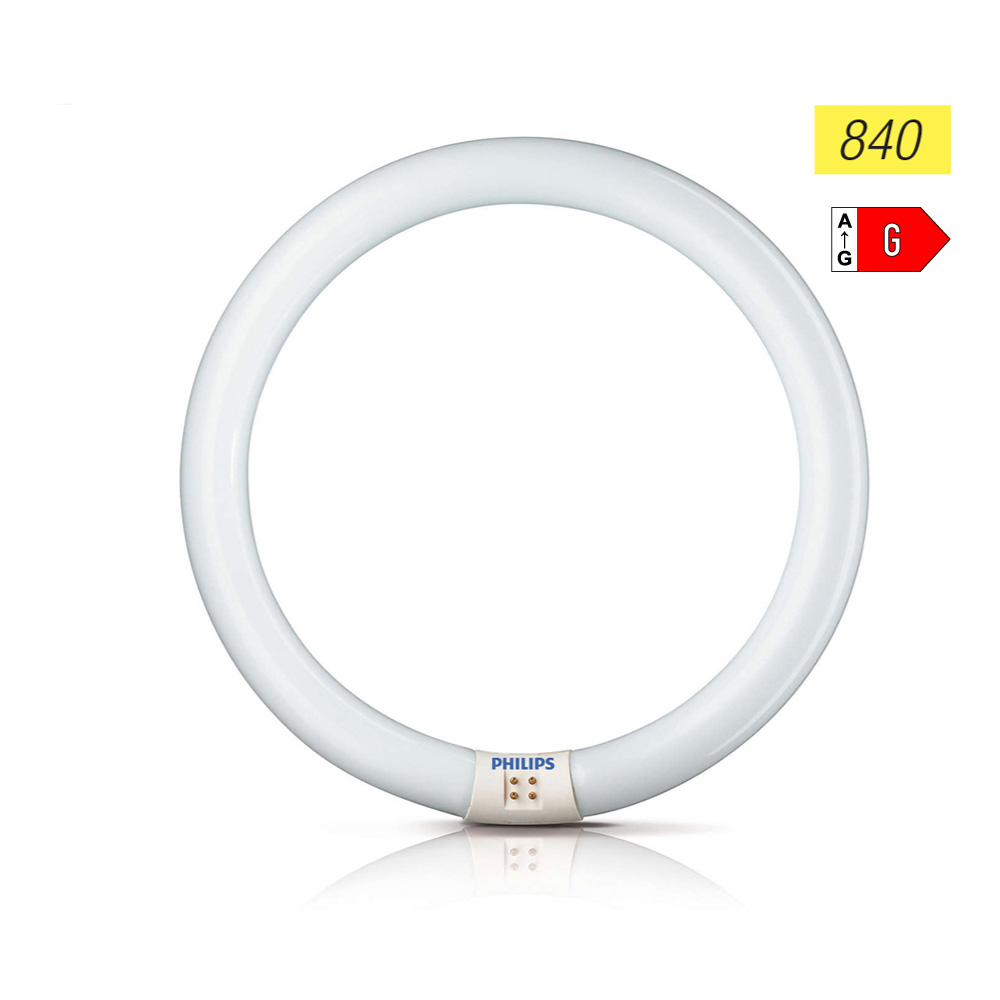 Tubo circular fluorescente 40w ø40cm trifósforo 840k luz do dia philips