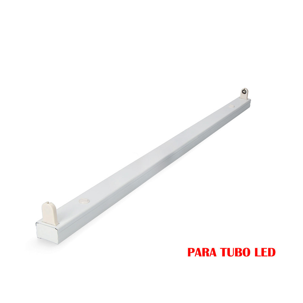 Armadura fluorescente para tubo led 1x18w (eq. 36w) 220v 123cm edm