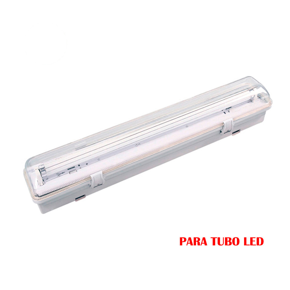 Armadura fluorescente estanca para tubo led 1x18w (eq. 36w) 220v 123cm ip65 edm