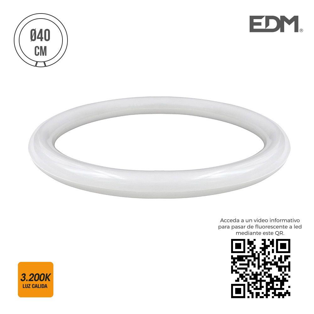 Ult. unidades tubo redondo led g10q 32w 1700 lm 3200k tom de luz quente edm