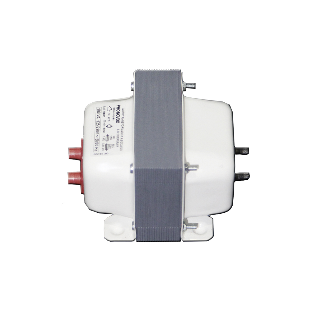 Autotransformador reversível 100va (70w) 125-220v phonovox