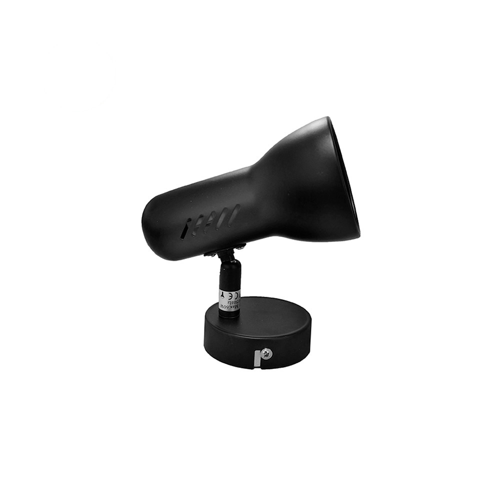 Lâmpada foco 1 elemento cor preto e27 modelo galaxy edm