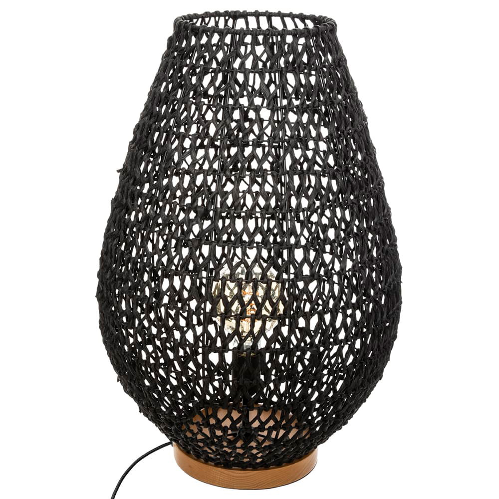 *ult.unidades* candeeiro de piso cor preto e27 coleção  tressé  55 5x37 5cm
