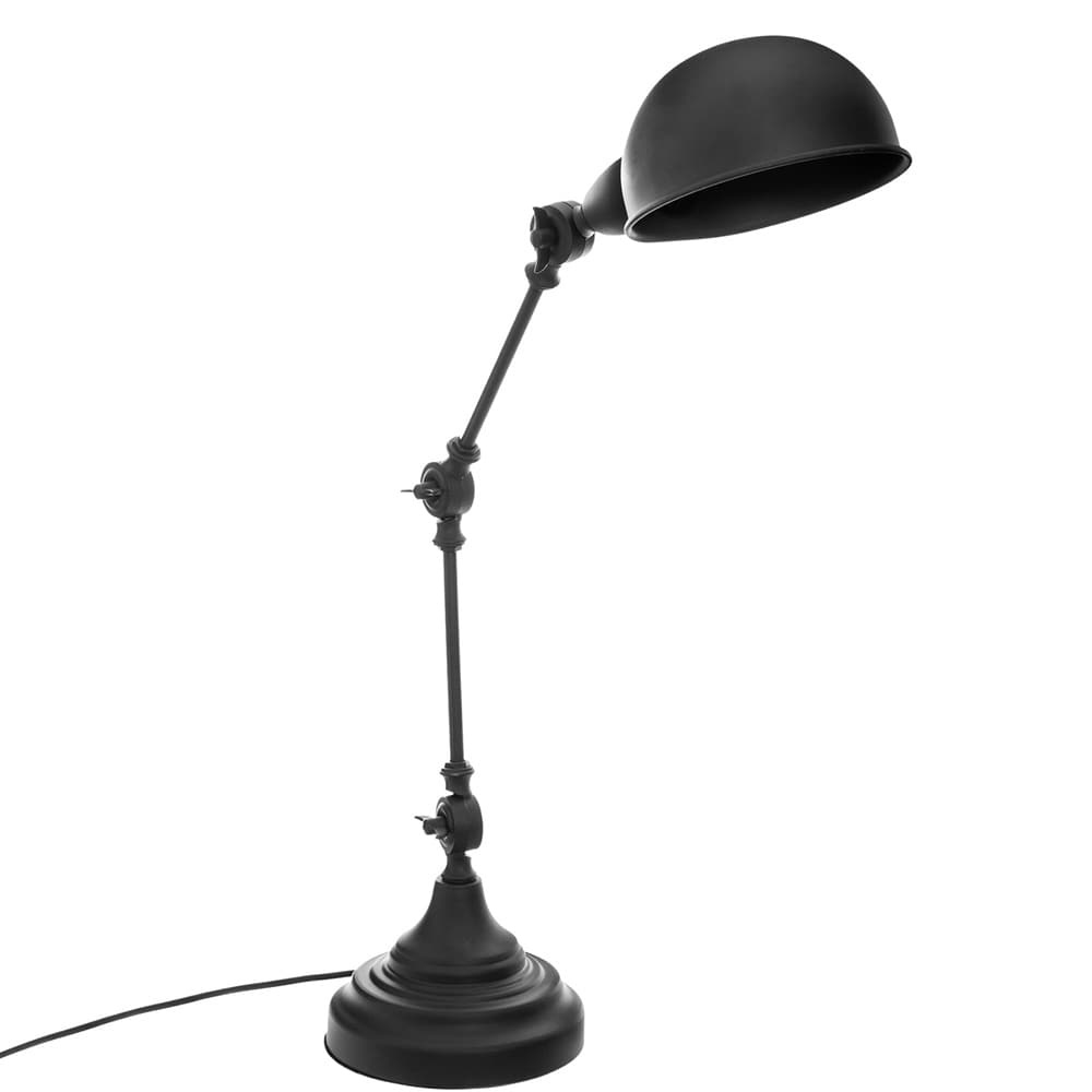 Candeeiro de mesa vintage cor preto 55x43 5x16 5cm e14 lâmpada não incluida