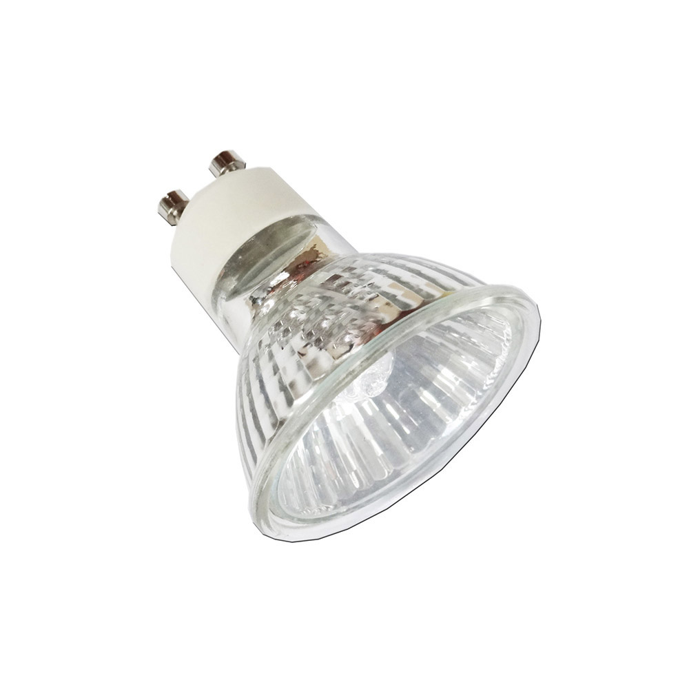 Lâmpada dicróica halogênica 220v 50w gu10 650lm abertura 60° ø5cm