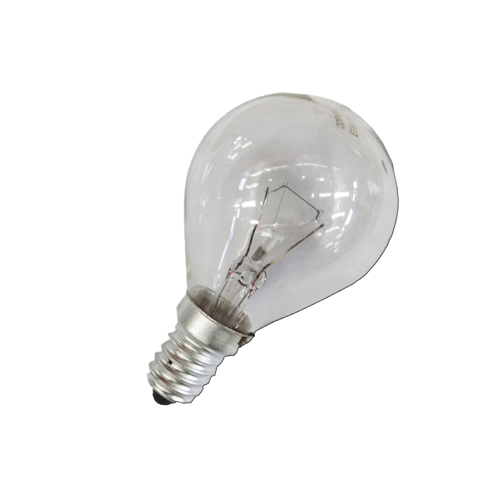 Lâmpada incandescente esférica transparente 40w e14 (somente uso industrial)
