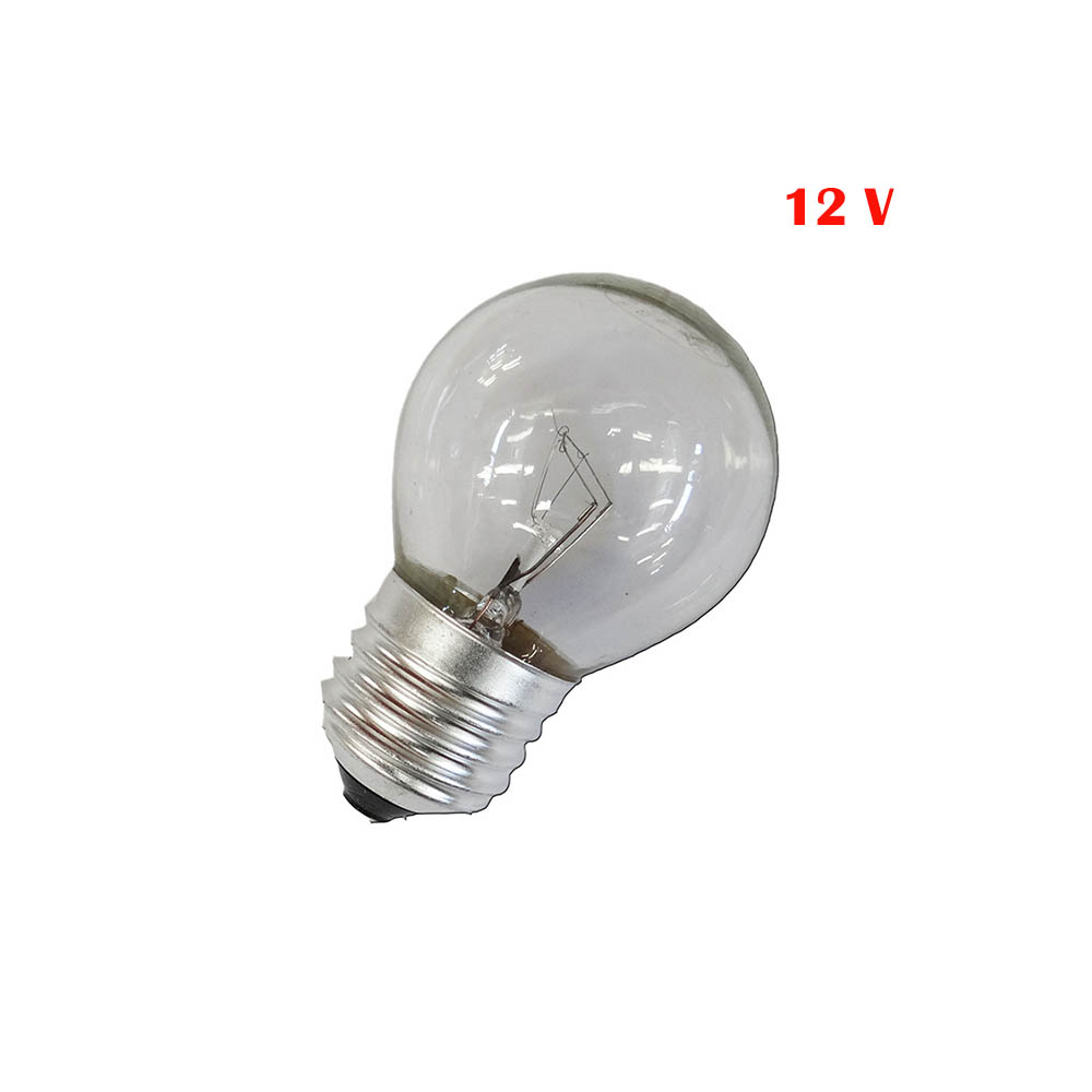 Lâmpada incandescente esférica clara 40w e27 12v