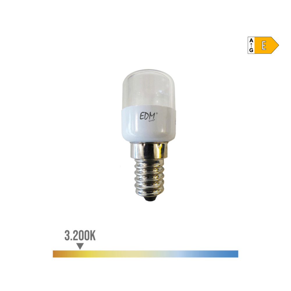 Lâmpada tubular (geladeira) led e14 0 5w 55lm 3200k luz quente ø2 6x60cm edm