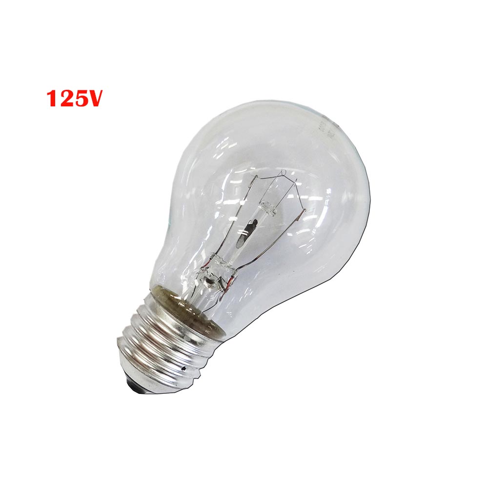 Lâmpada incandescente standard transparente 60w e27 125v (somente uso industrial)