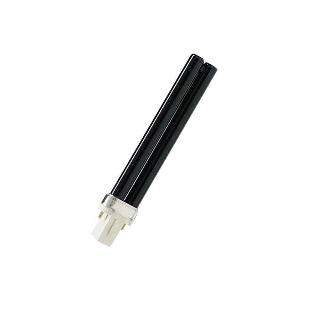 *ult.unidades* lâmpada de baixo consumo pl-7w g23 2pin luz preta (ultravioleta) 13 8x3cm edm