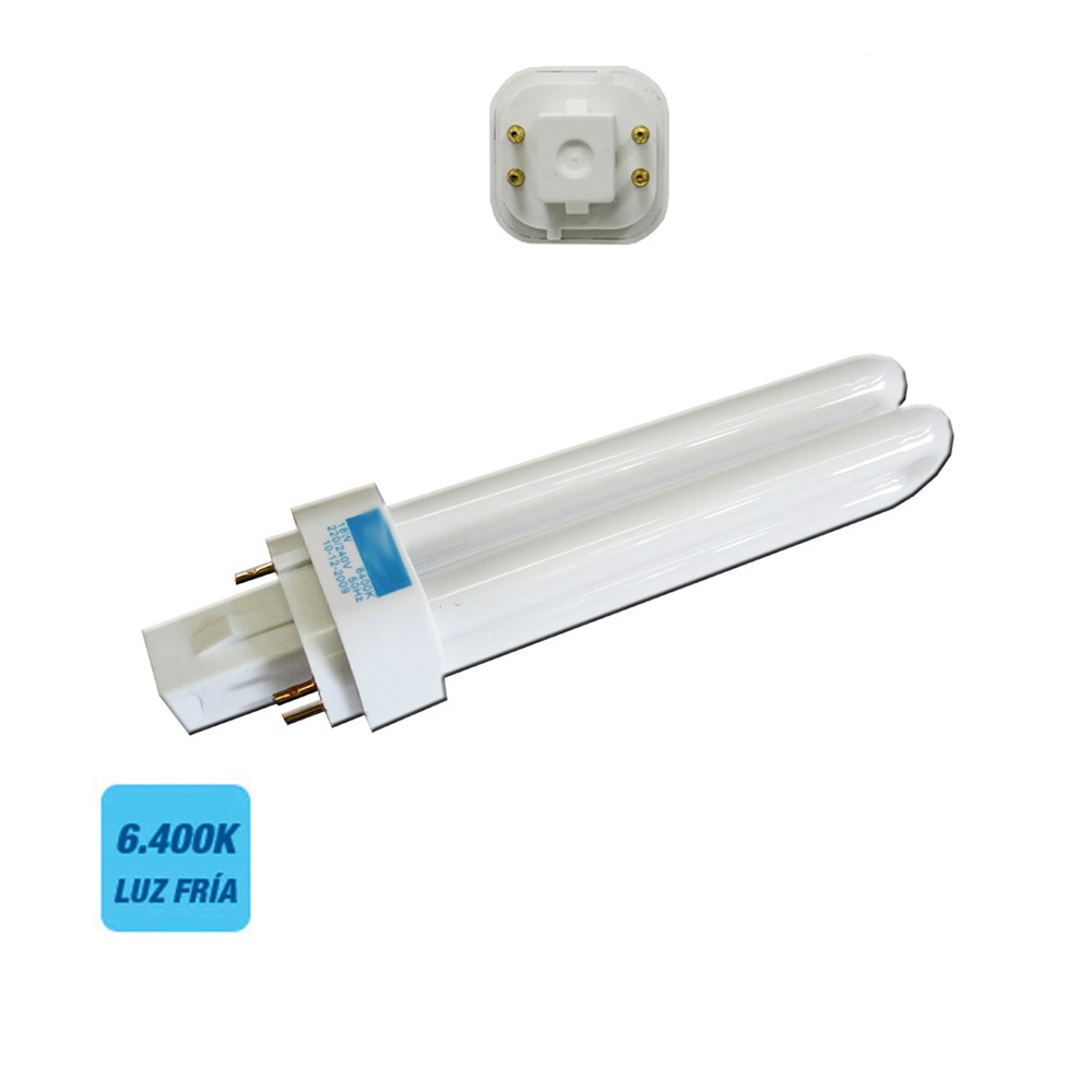 *ult.unidades* lâmpada de baixo consumo pld-4 26w 4 pins g24q-3 6400k luz fria 16 9cm edm