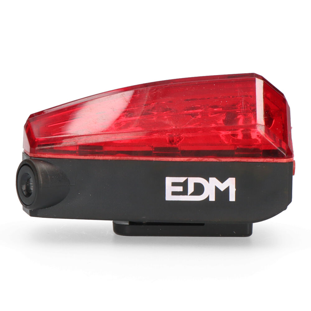 *ult.unidades* lanterna traseira de bicicleta com 5 leds e 2 lasers 2xaaa (não incluído) edm