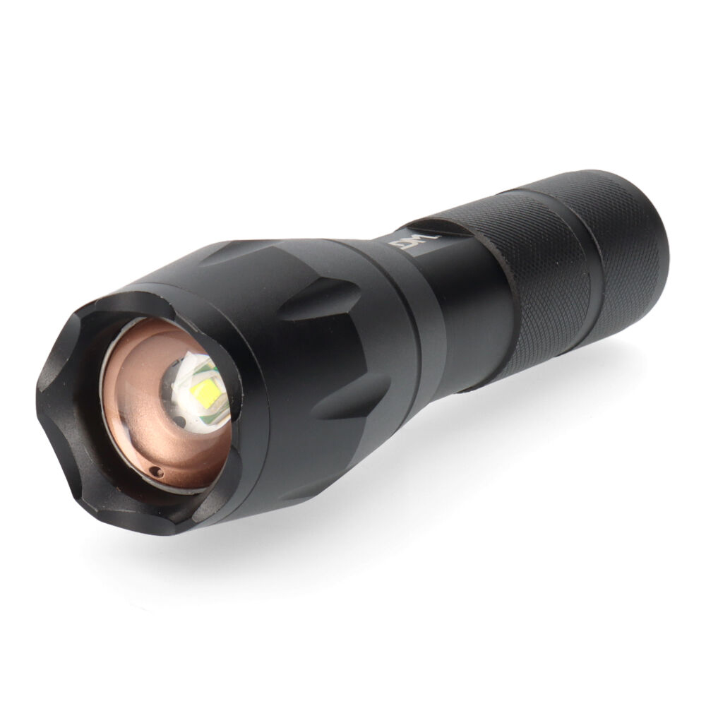 Lanterna de alumínio com zoom. 1 led cree xml-t6 3xaaa (pilhas incluídas) edm