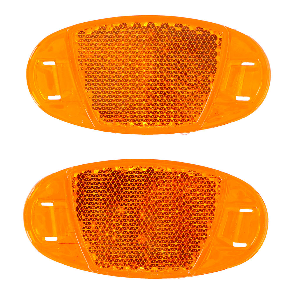 Pack 2 refletores 7x3 5cm dunlop